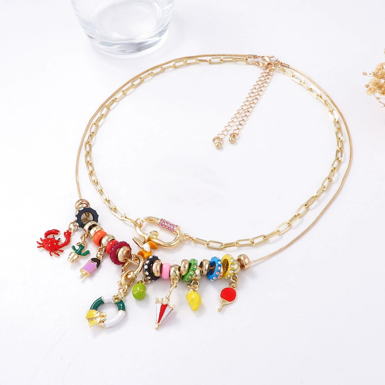 Layered Charmora necklace JLTN1703