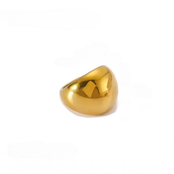 Chunky Cupola Gold-tone Ring JLTR0442