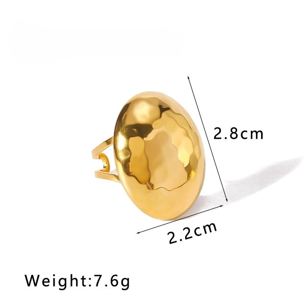 Oval Essence Gold-tone Ring JLTR0443