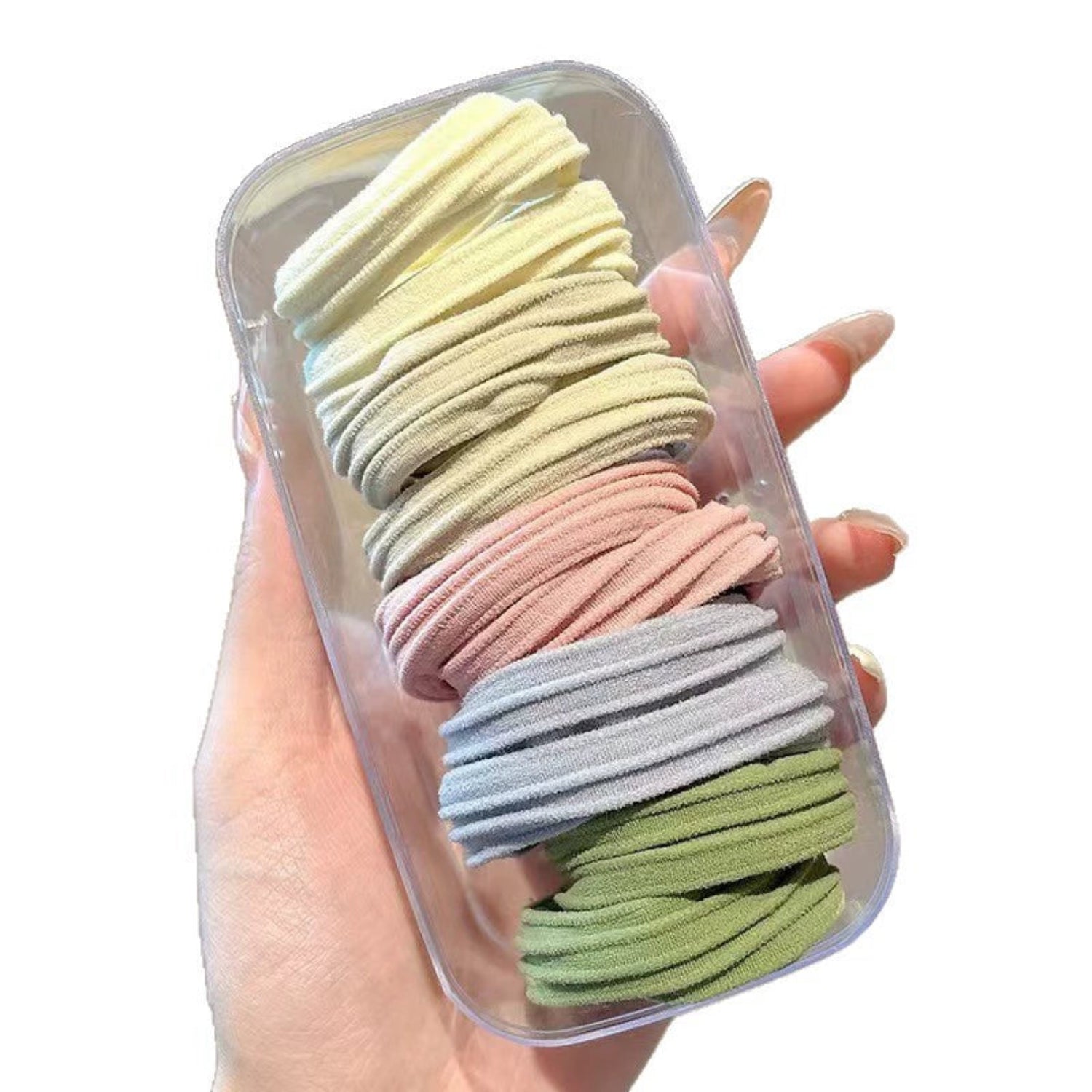 Just Lil Things Pastel Everyday Hair Tie Set jlts0568 (Pack of 10)