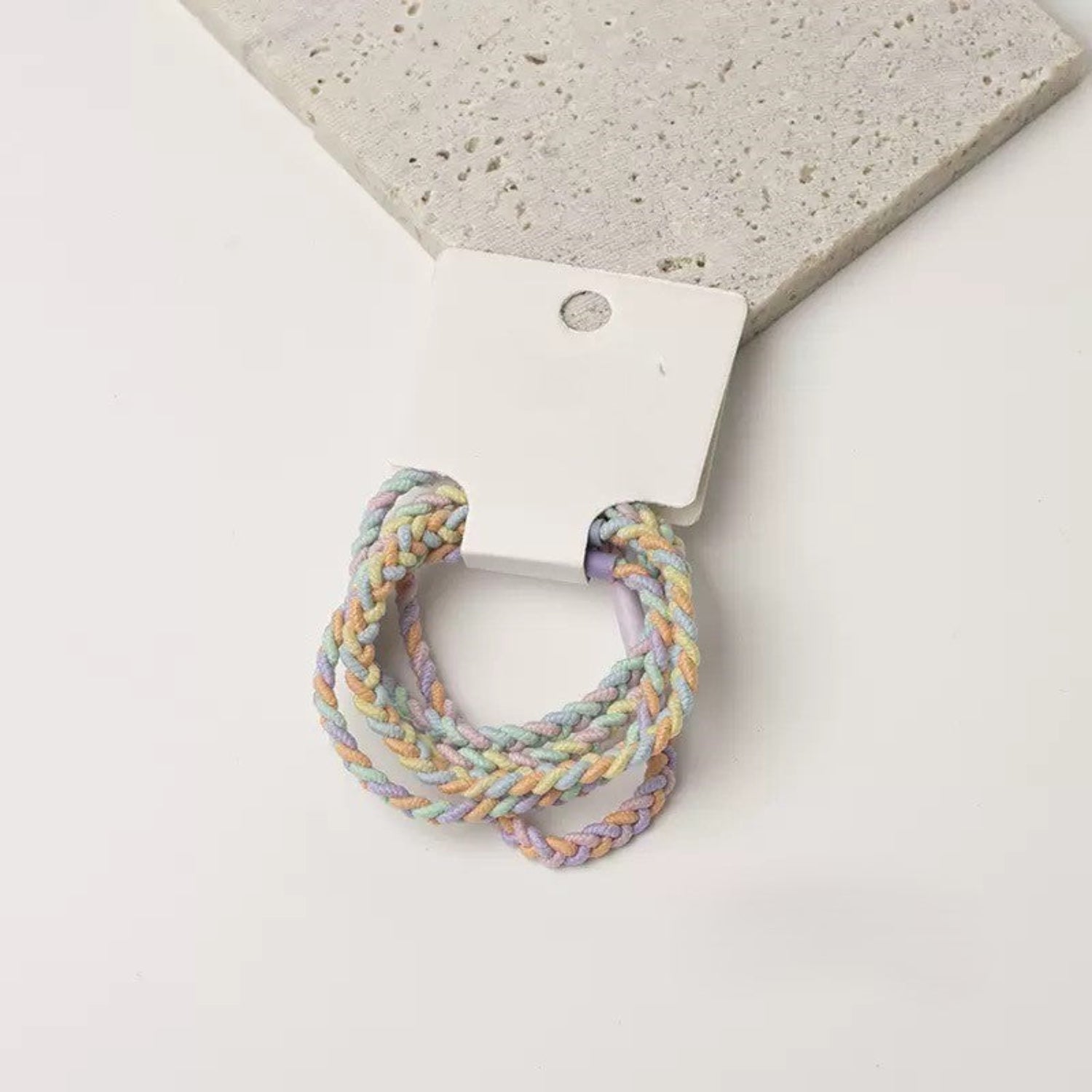 Pastel Braided Hair Tie Set (Pack Of 3) JLTS0581