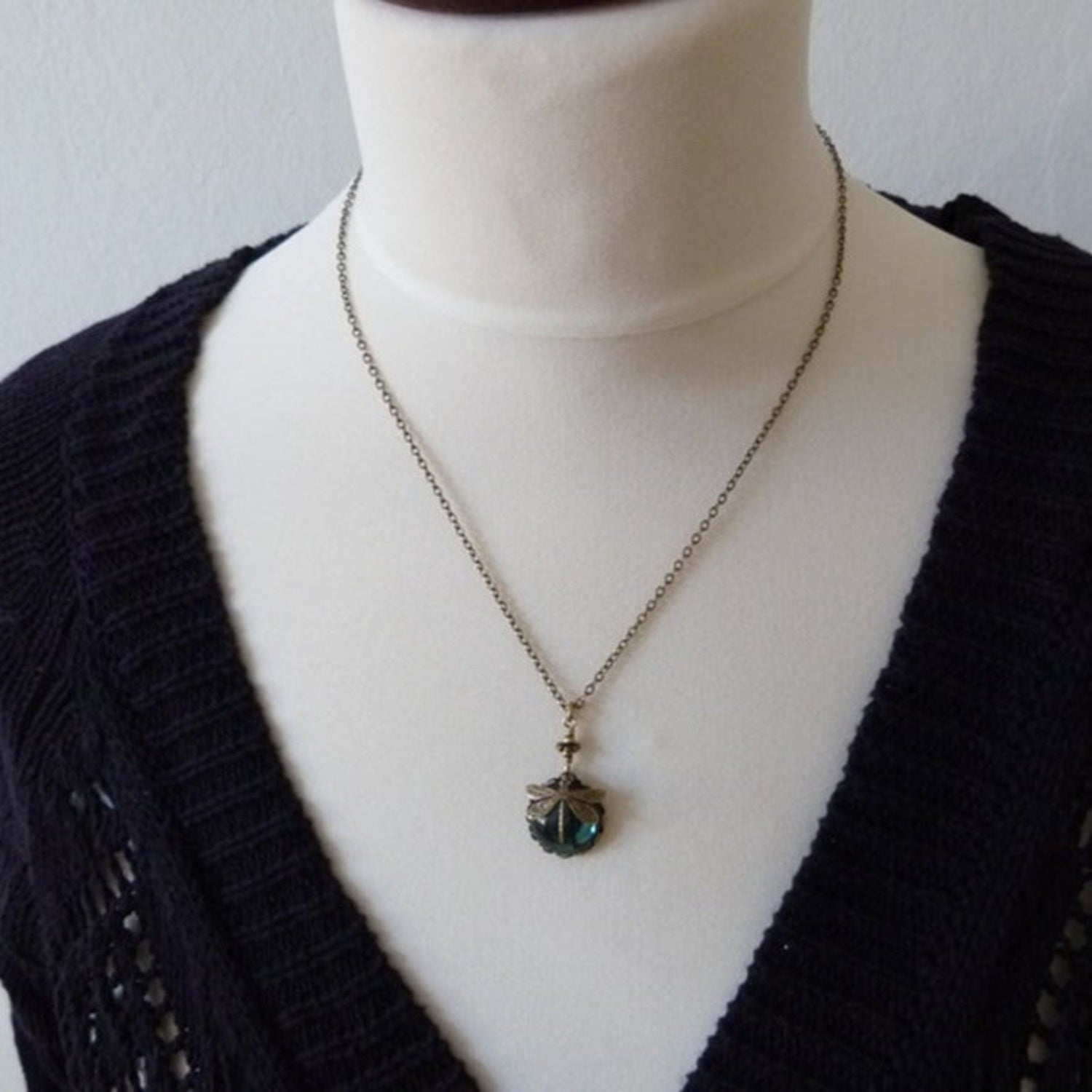 Vintage Inspired Dragonfly Necklace JLTN0662