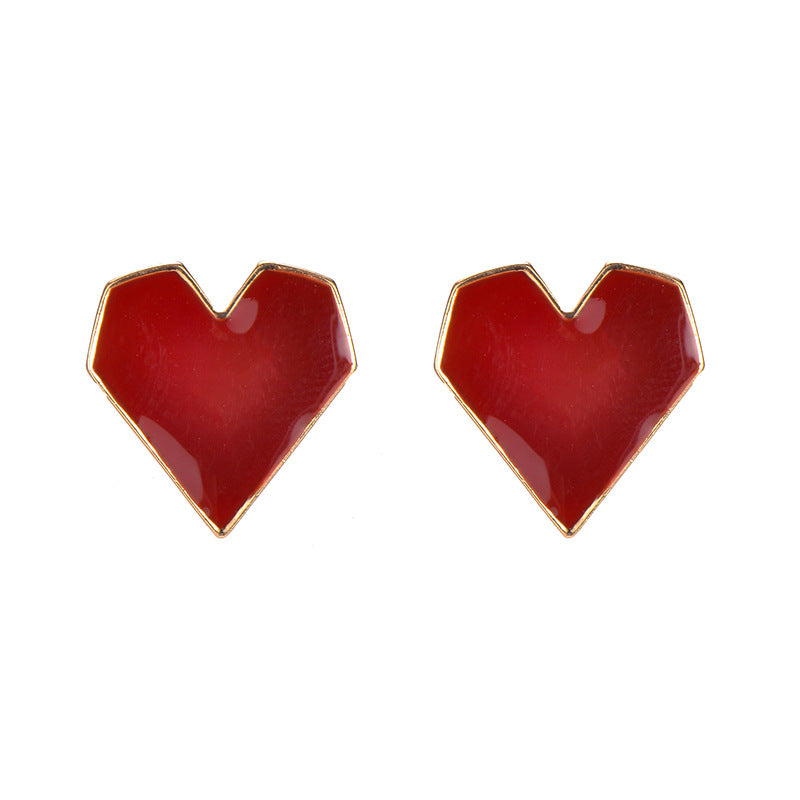 just-lil-things-red-earrings-pin-earrings-jlt10278 - justlilthings