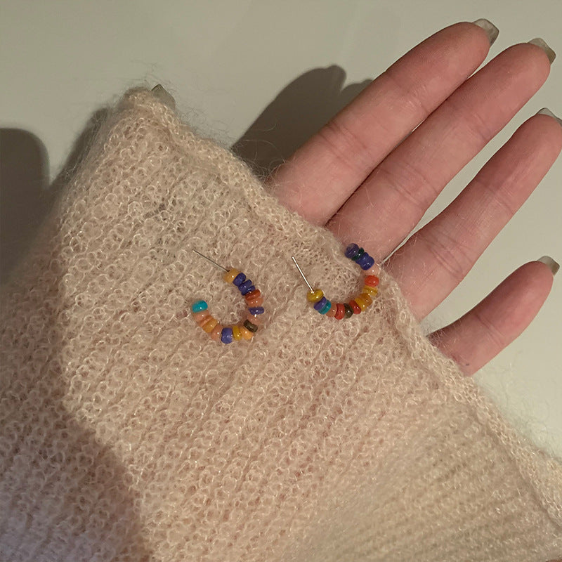 Just Lil Things Multi Color Pin Earrings jlt11489