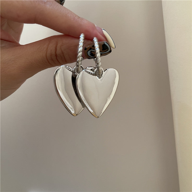 Just Lil Things Silver Hoop Earrings jlt11495