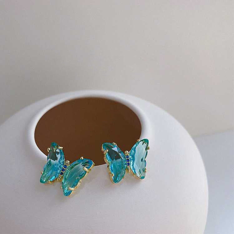 Just Lil Things Blue Pin Earrings jlt12113
