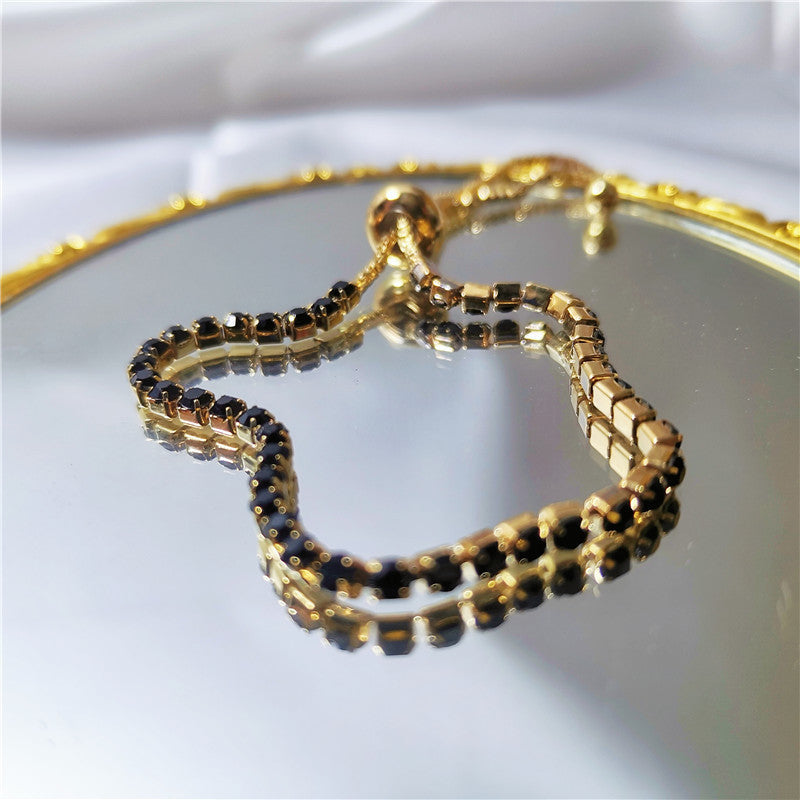 Just Lil Things Artifical Black Bracelet jltb0182
