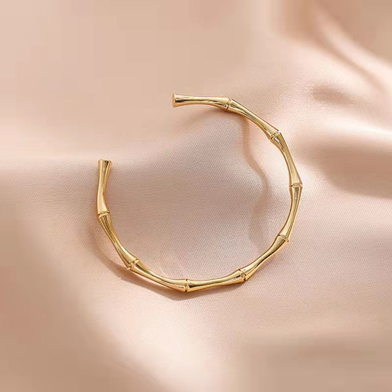 just-lil-things-artifical-Golden Bamboo Open Bracelet-bracelet-jltb0203