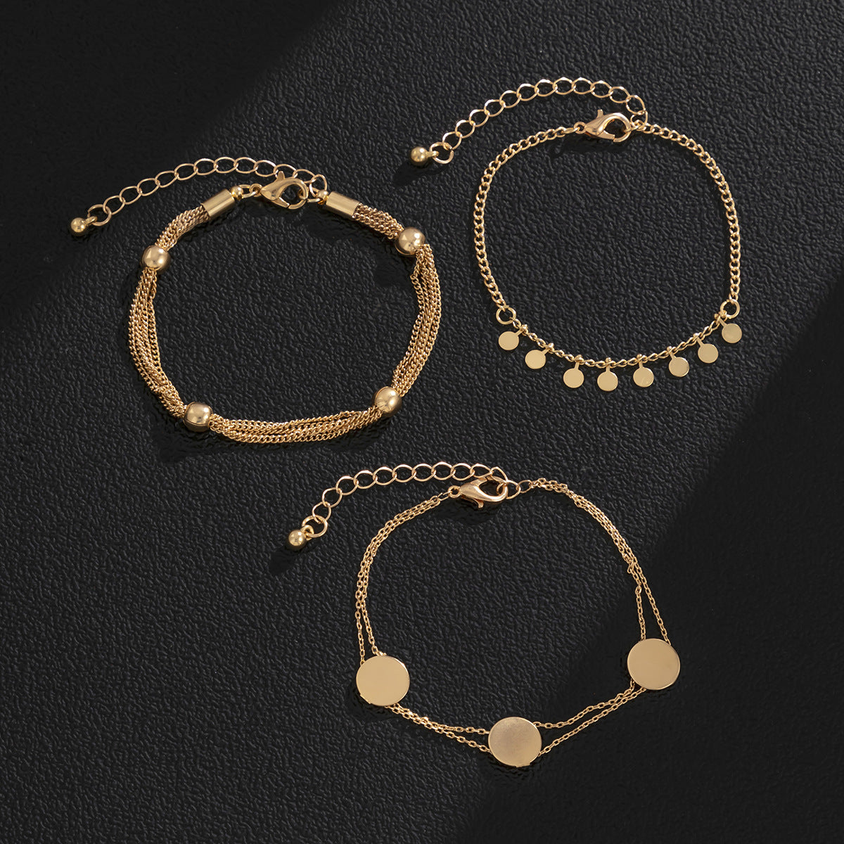 just-lil-things-artifical-Golden Charm Trio Bracelet Set-bracelet-jltb0211