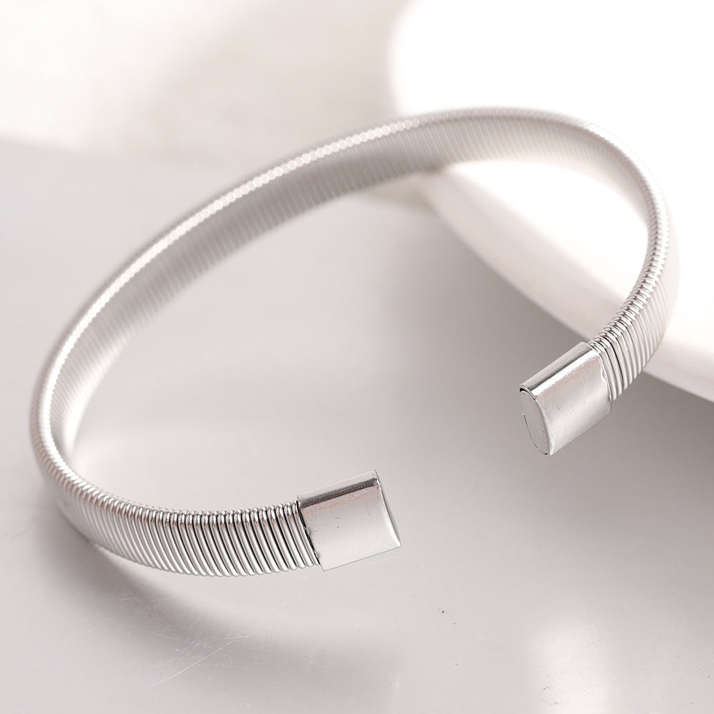 Just Lil Things Artificial Silver Bracelets jltb0378