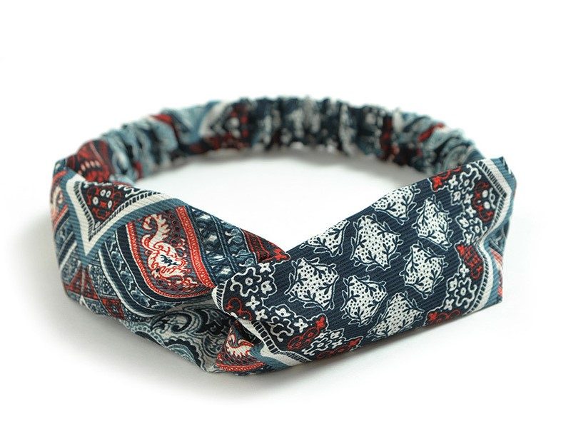 just-lil-things-dark-blue-badanas-hair-band-jlth00038 - justlilthings