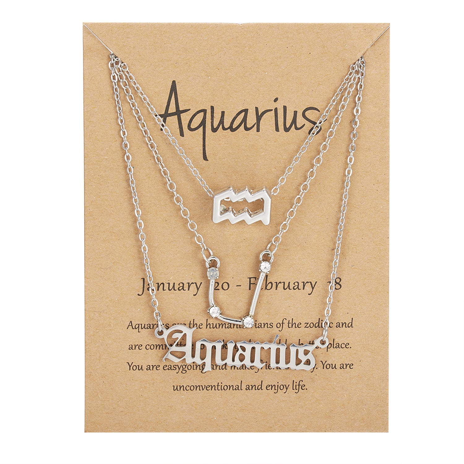 just-lil-things-Zodiac Signs-artifical-Sterling Chain-Necklace