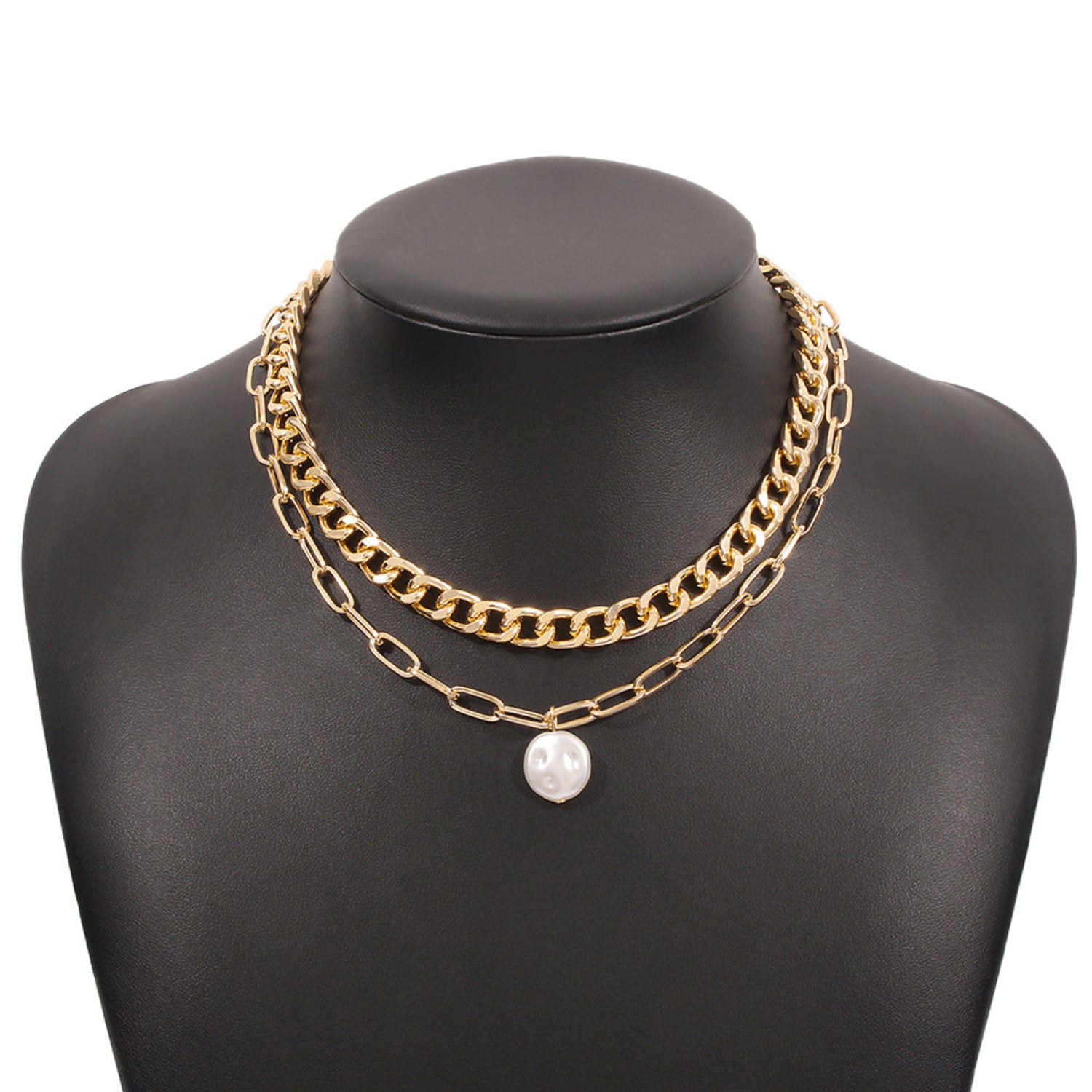punk-chain-double-layer-necklace-jltn0454