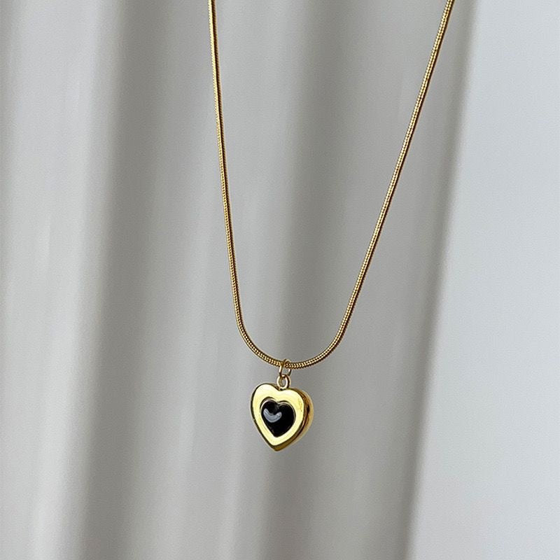 Just Lil Things Artificial Chain with heart pendant- Necklace jltn0706