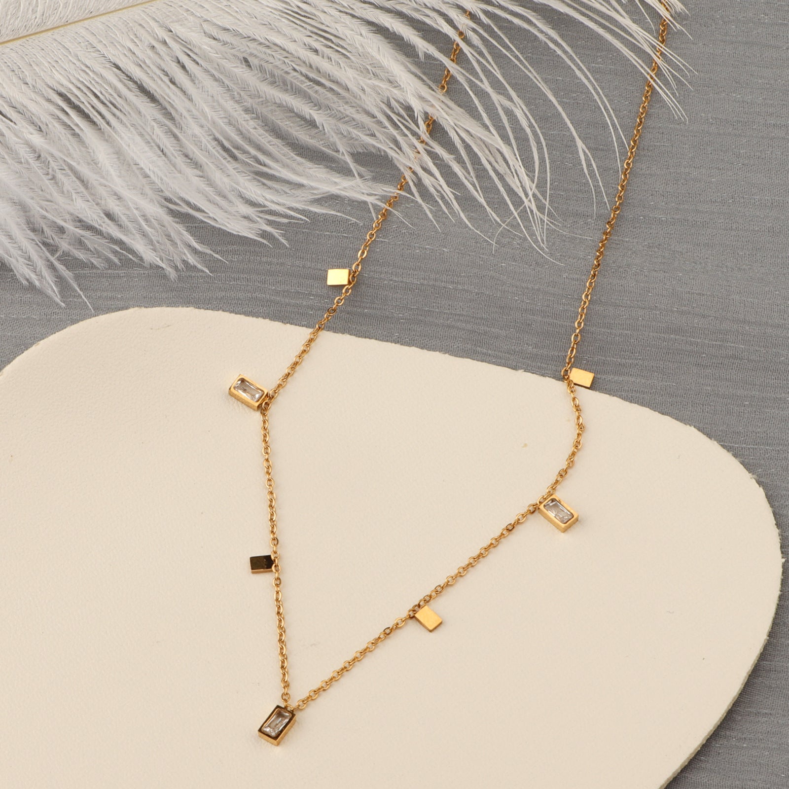 Just Lil Things Artificial Gold Necklace jltn0721