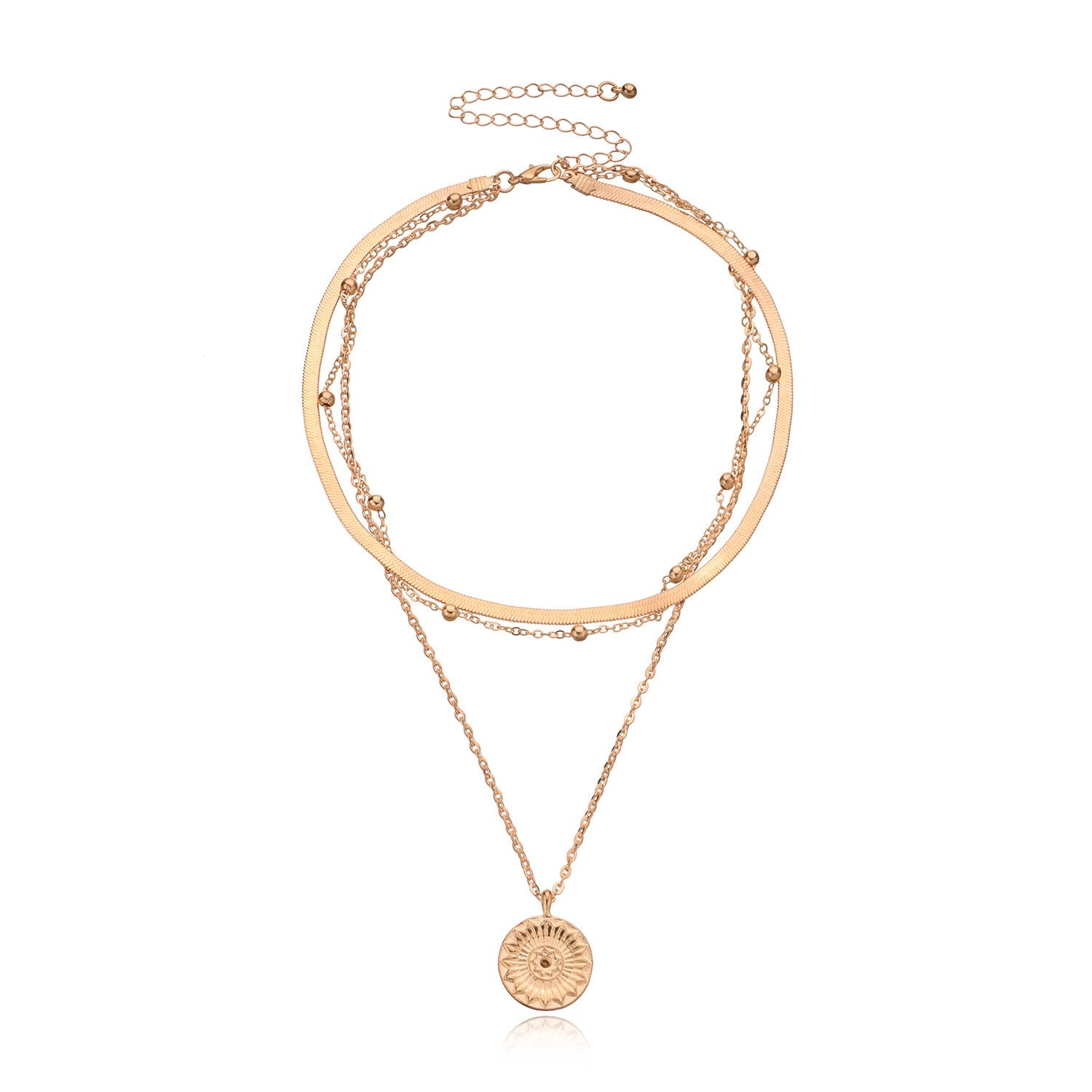 Just Lil Things Artificial Gold Necklace jltn0760