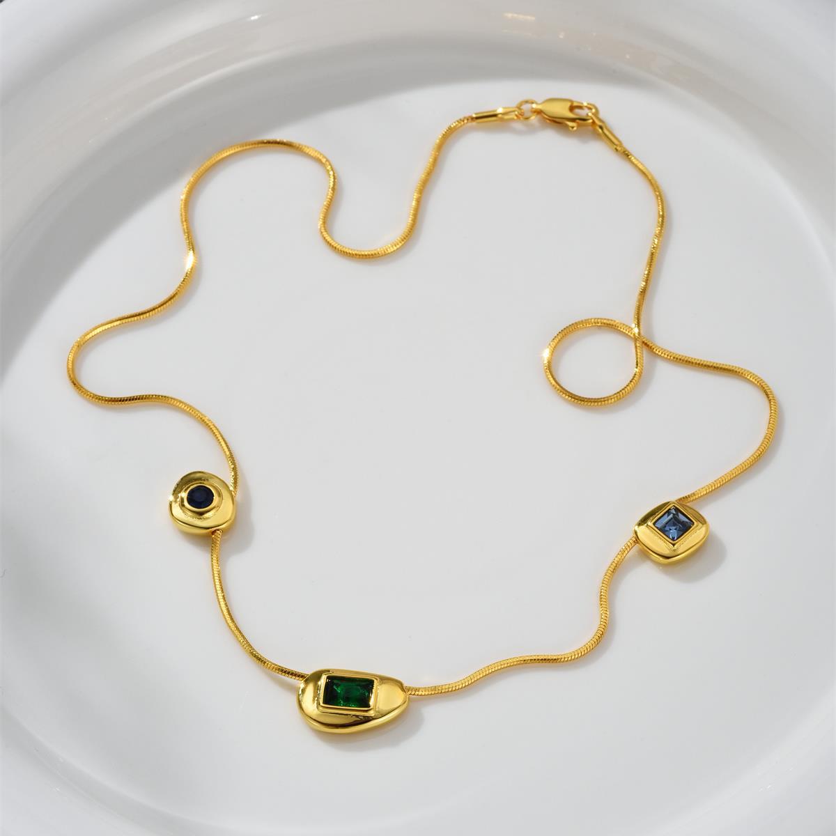 Just Lil Things Artificial Gold Necklace jltn0827