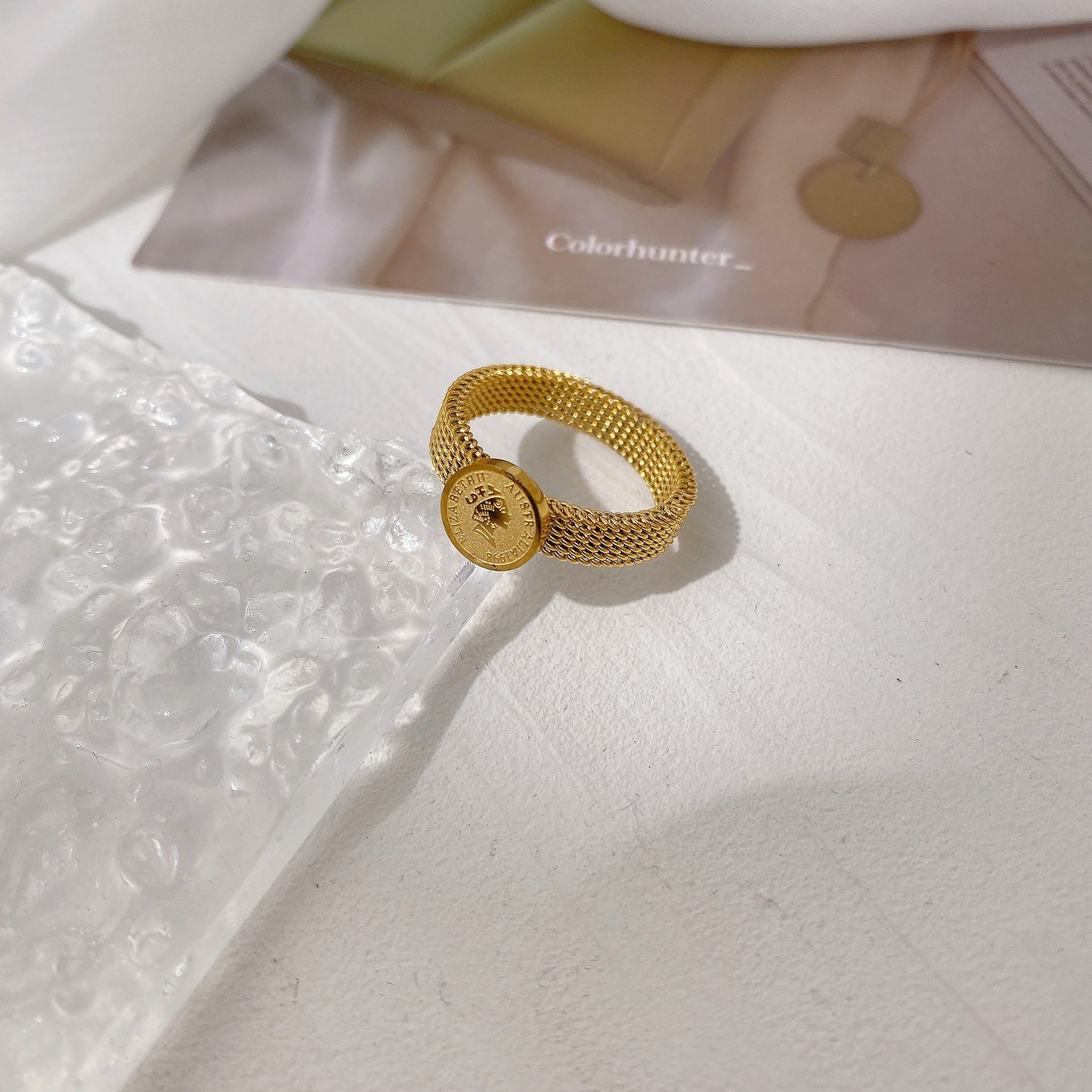 Just Lil Things Artificial Gold Rings jltr0272