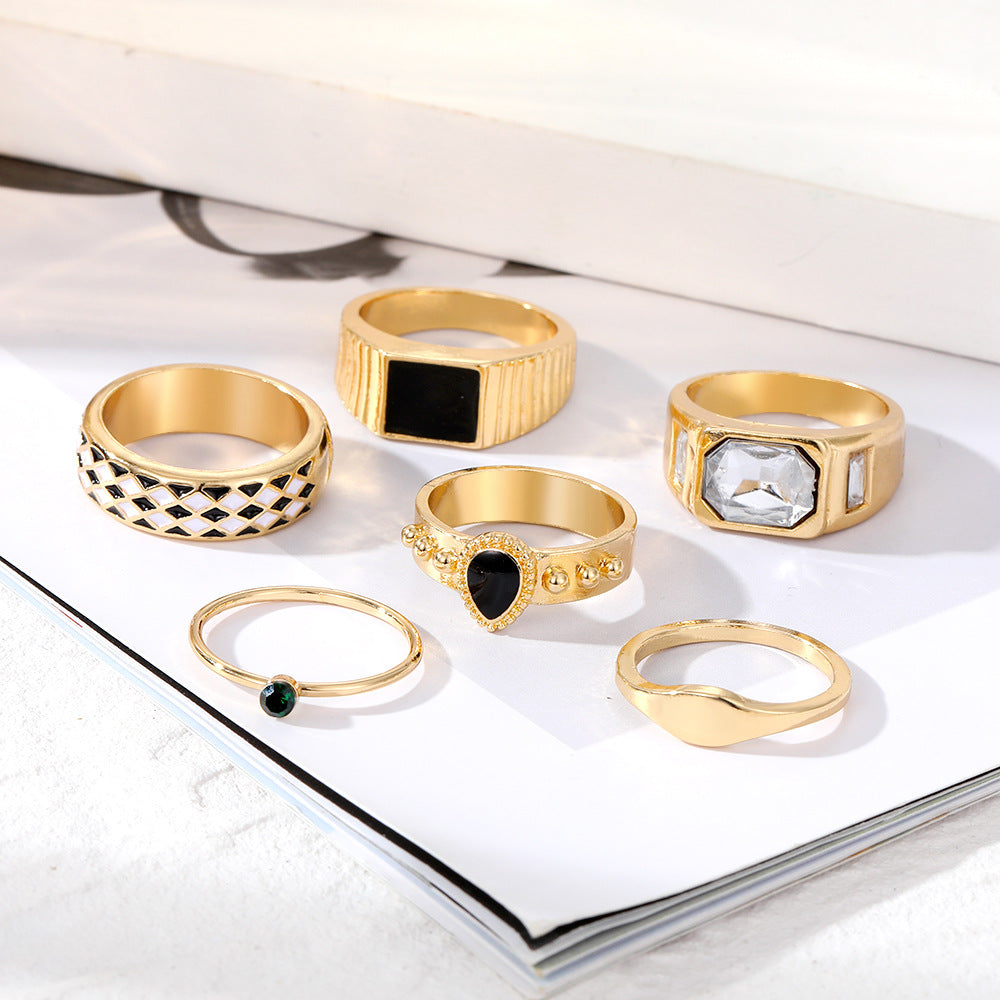 Just Lil Things Artificial Gold Rings jltr0274