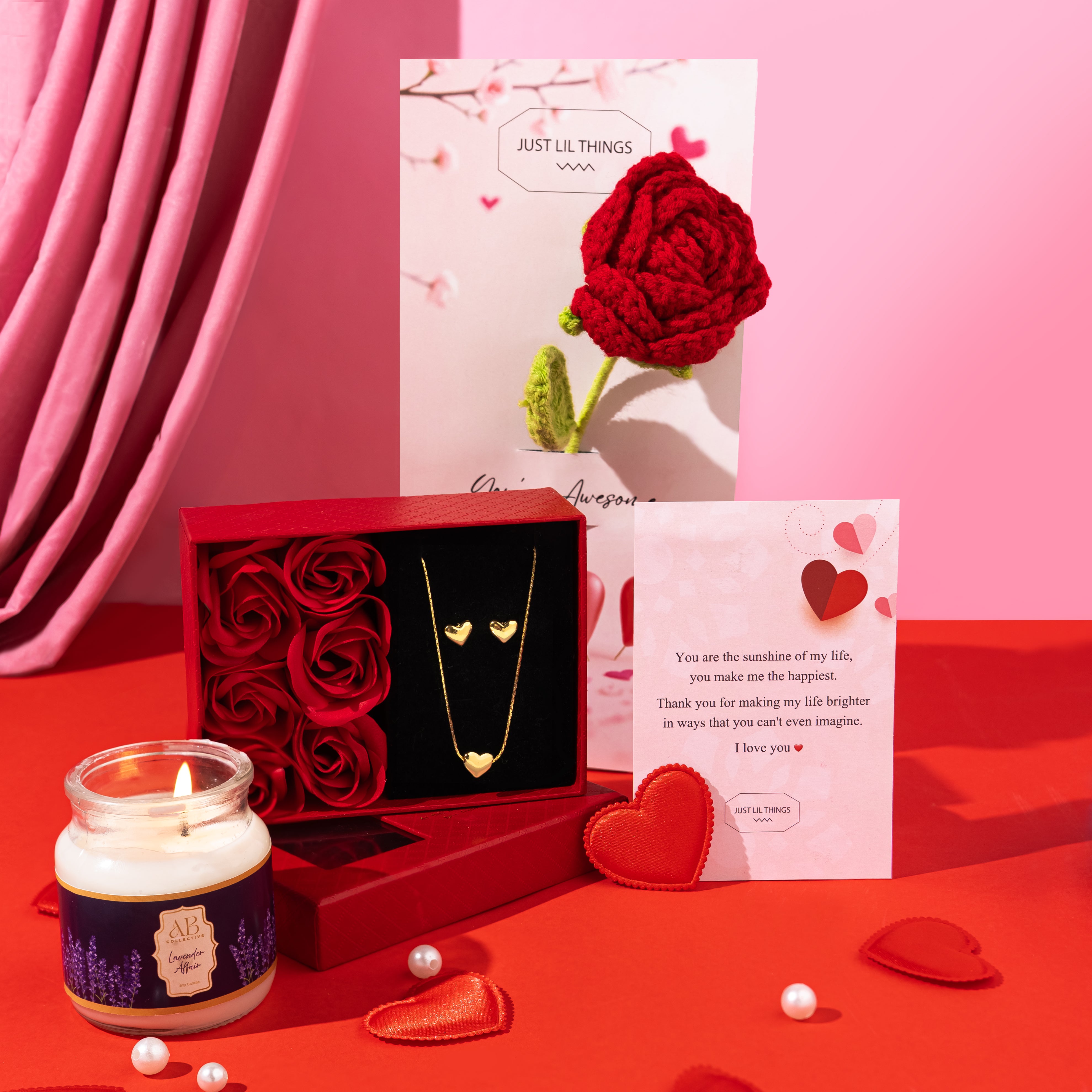 Lavender & Jewellery Valentine’s Gift Box