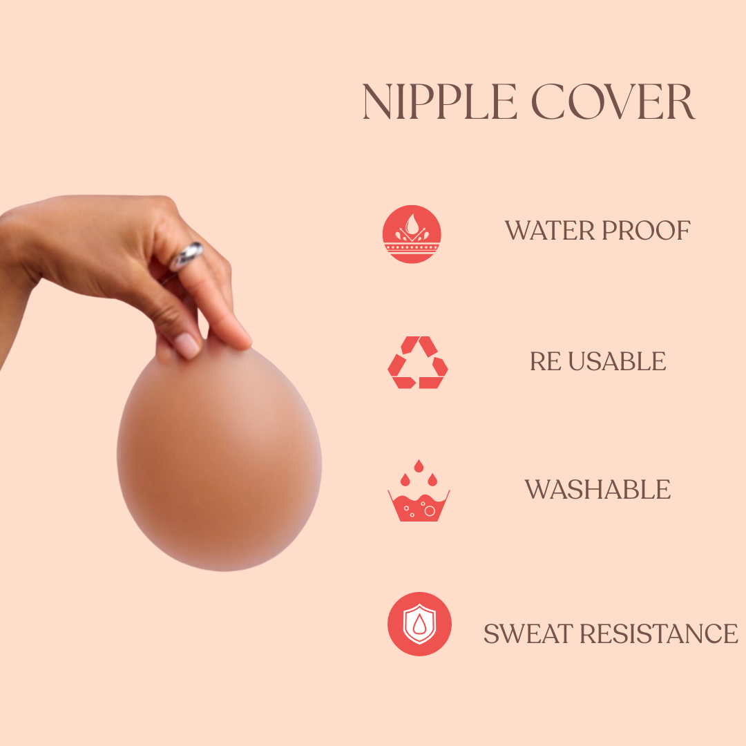 Just Lil Things All-in-One Boob Tape Kit with Nipple Covers, Pasties & Fashion Tapes JLTBasicscombo001