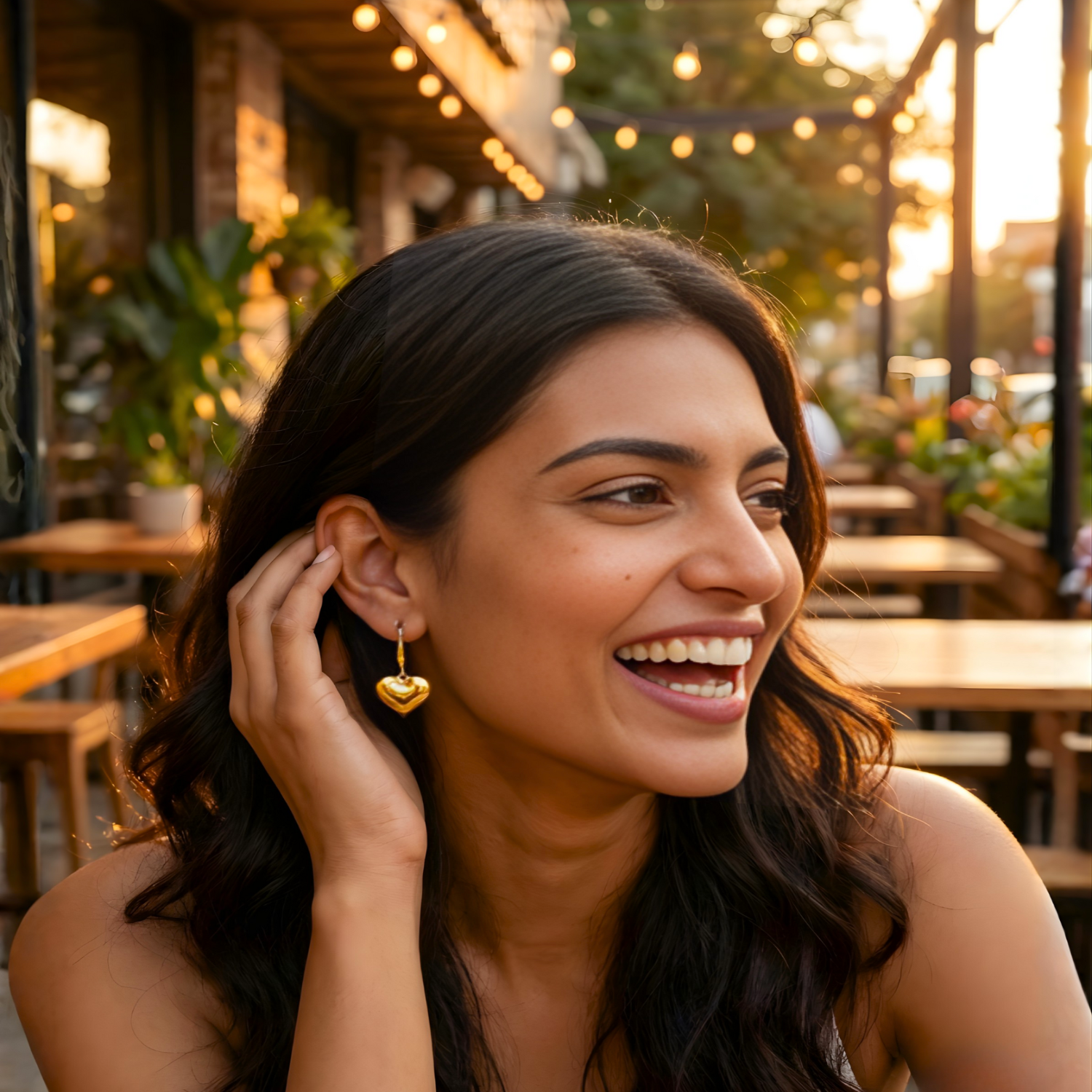 Love Dangle Pin earrings JLT13292