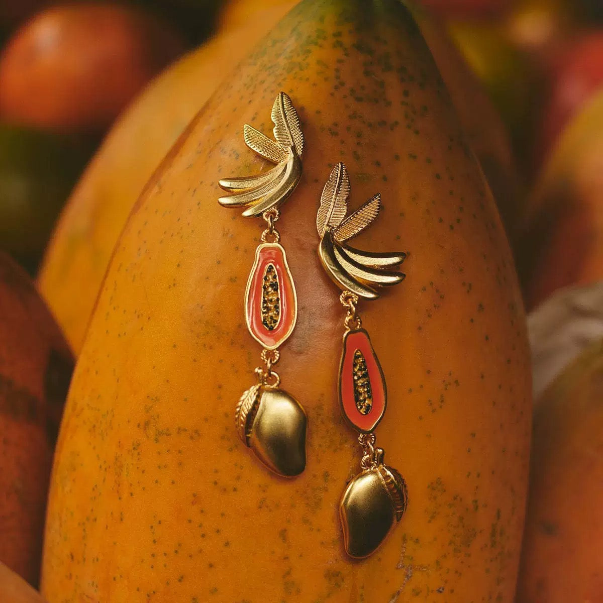 Mixed Fruit Dangling Earrings jlt13518