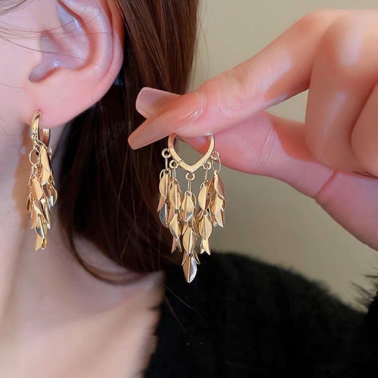 Just Lil Things Gold Pin   Earrings jlt12190