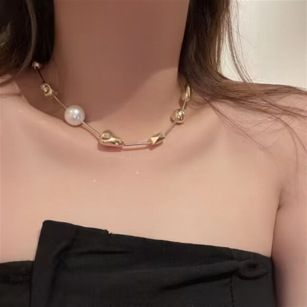 Just Lil Things Artificial  Gold Necklace jltn0804