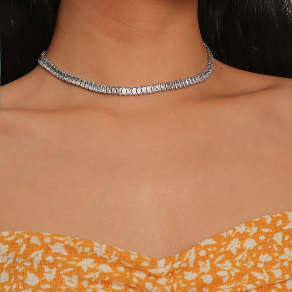 Just Lil Things  Artificial  White Necklace jltn0719