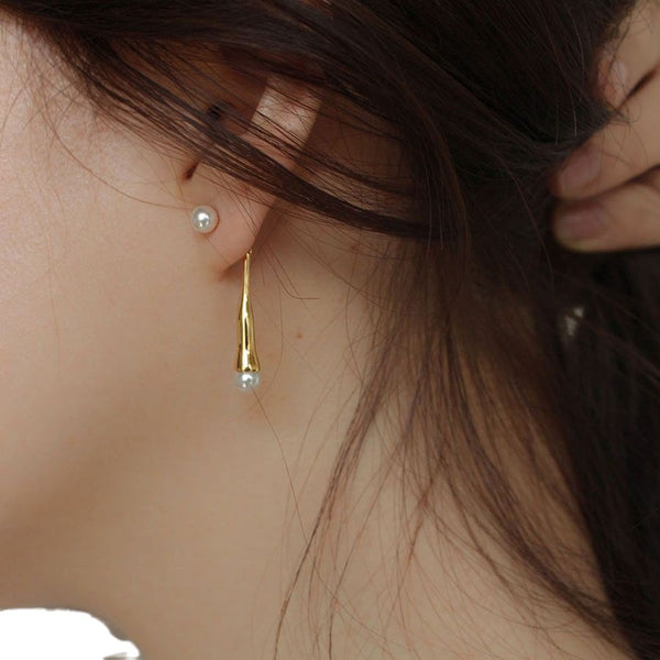 Just Lil Things Gold Pin Earrings jlt11923
