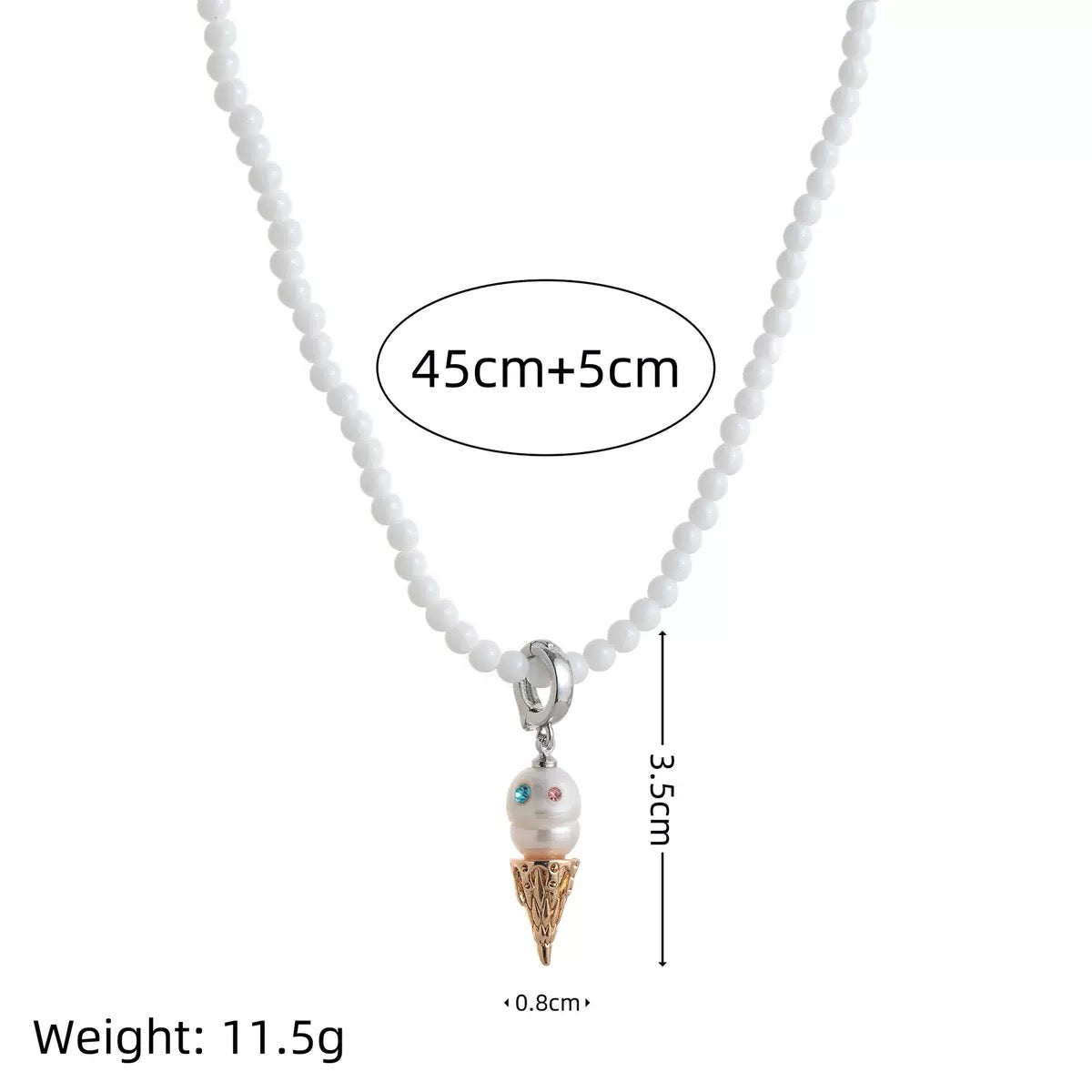 Coastal Scoop Pearl Necklace JLTN1685
