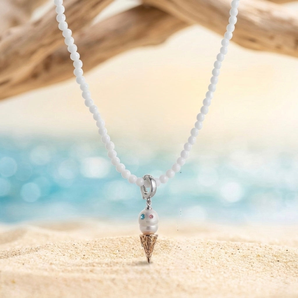 Coastal Scoop Pearl Necklace JLTN1685