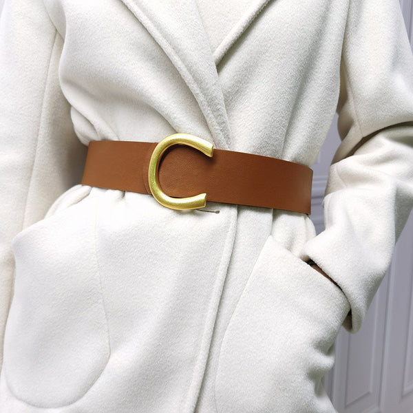 Retro belt women's belt with dress suit coat accessories girdle ins spot jlthb0064