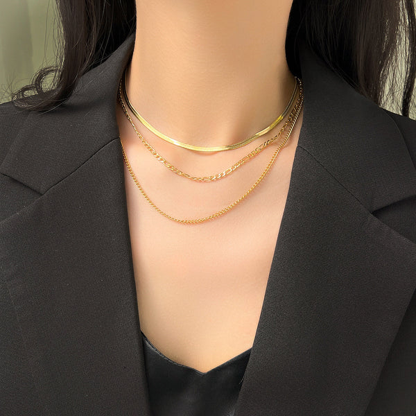 Just Lil Things  Artificial  Gold Necklace jltn0716