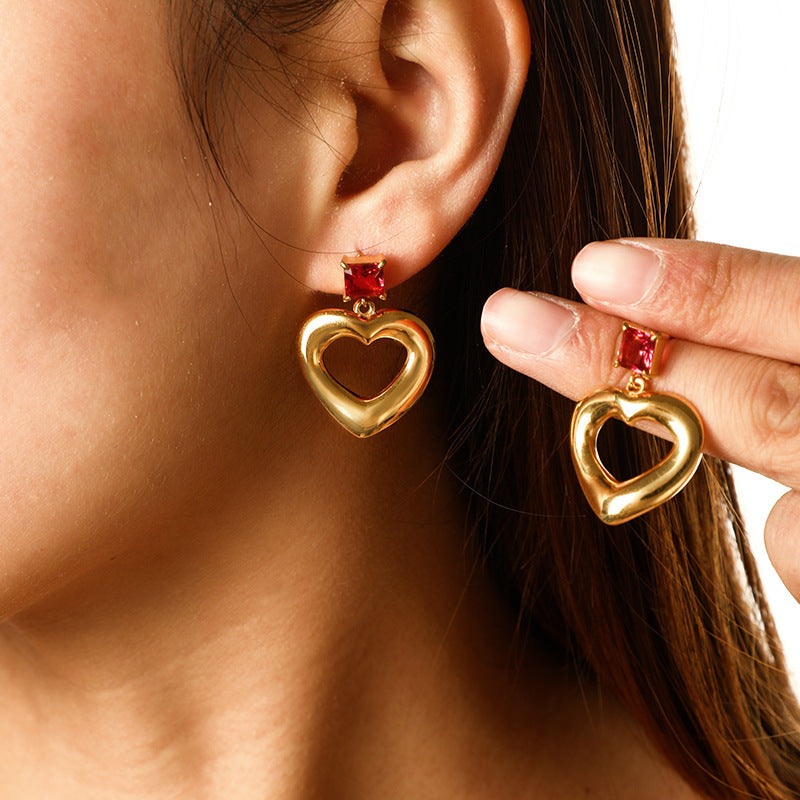 Just Lil Things Gold Pin Earrings