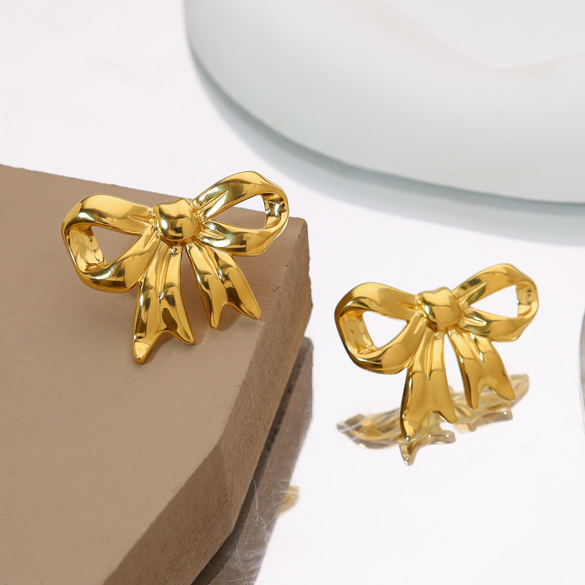 Just Lil Things gold Pin Earrings