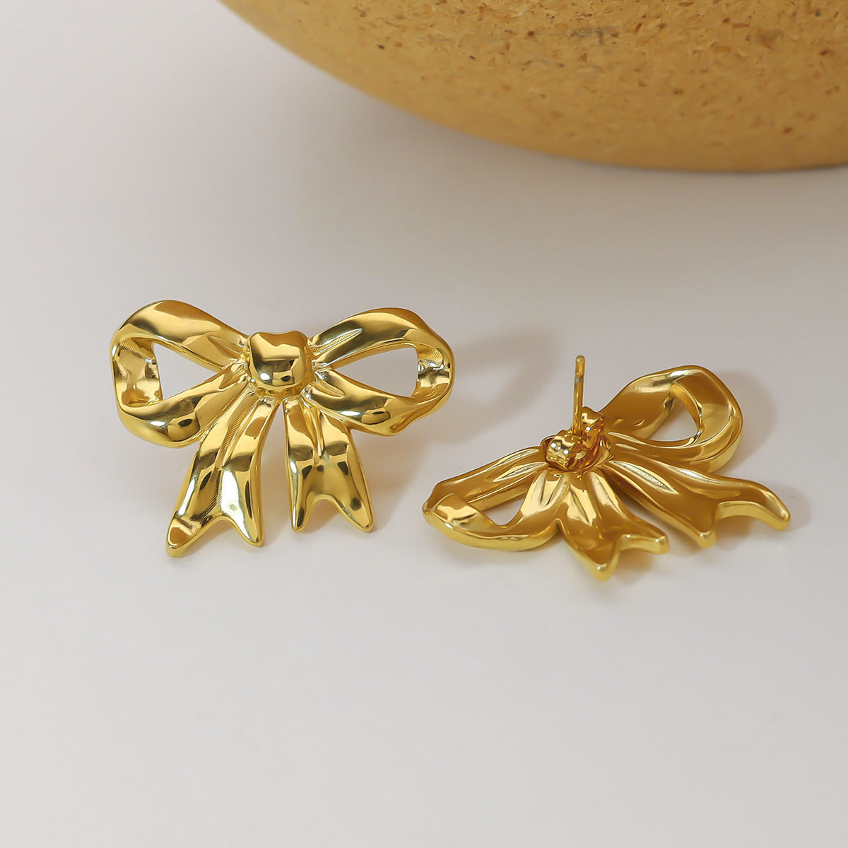 Just Lil Things gold Pin Earrings