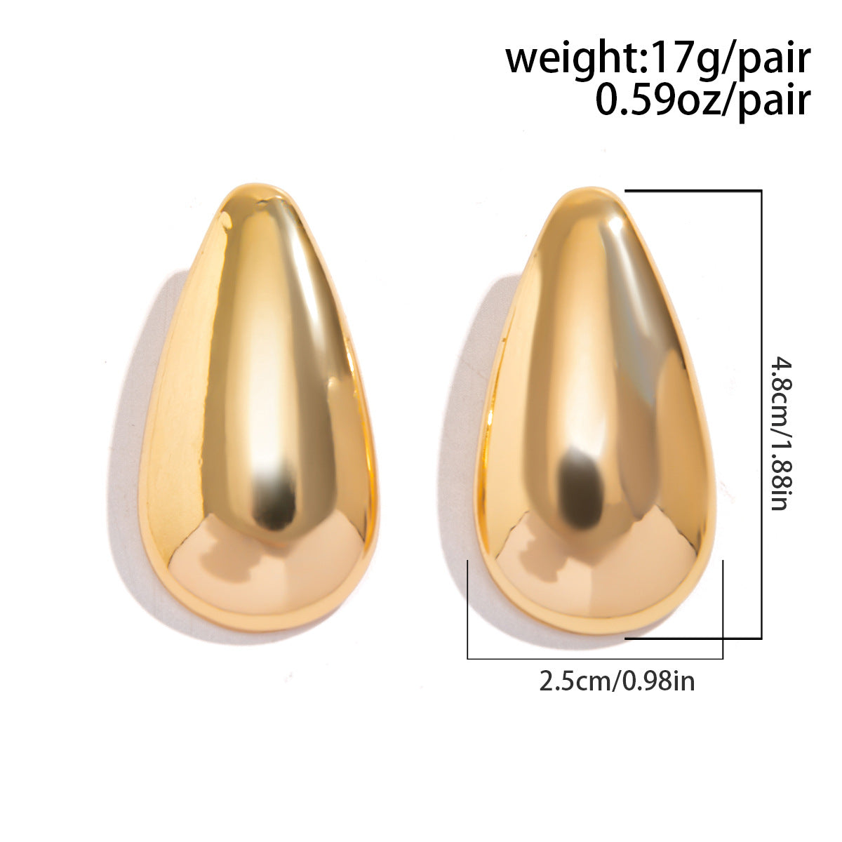 Just Lil Things Gold Pin Earrings