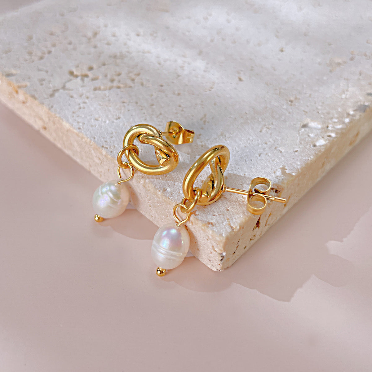 Just Lil Things Gold  Drop Earrings JLT12619