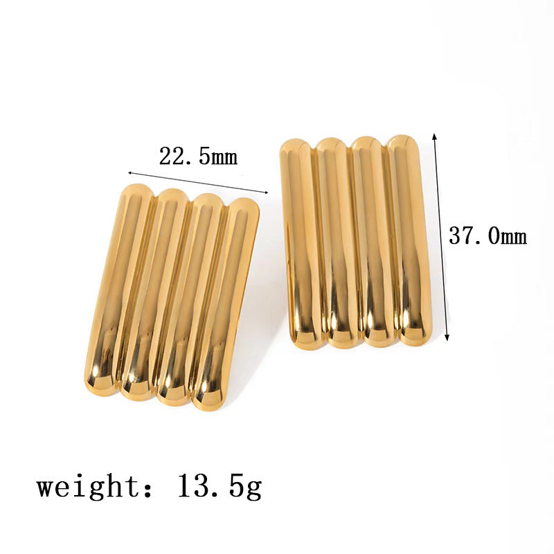 Just Lil Things Gold Pin Earrings JLT12630
