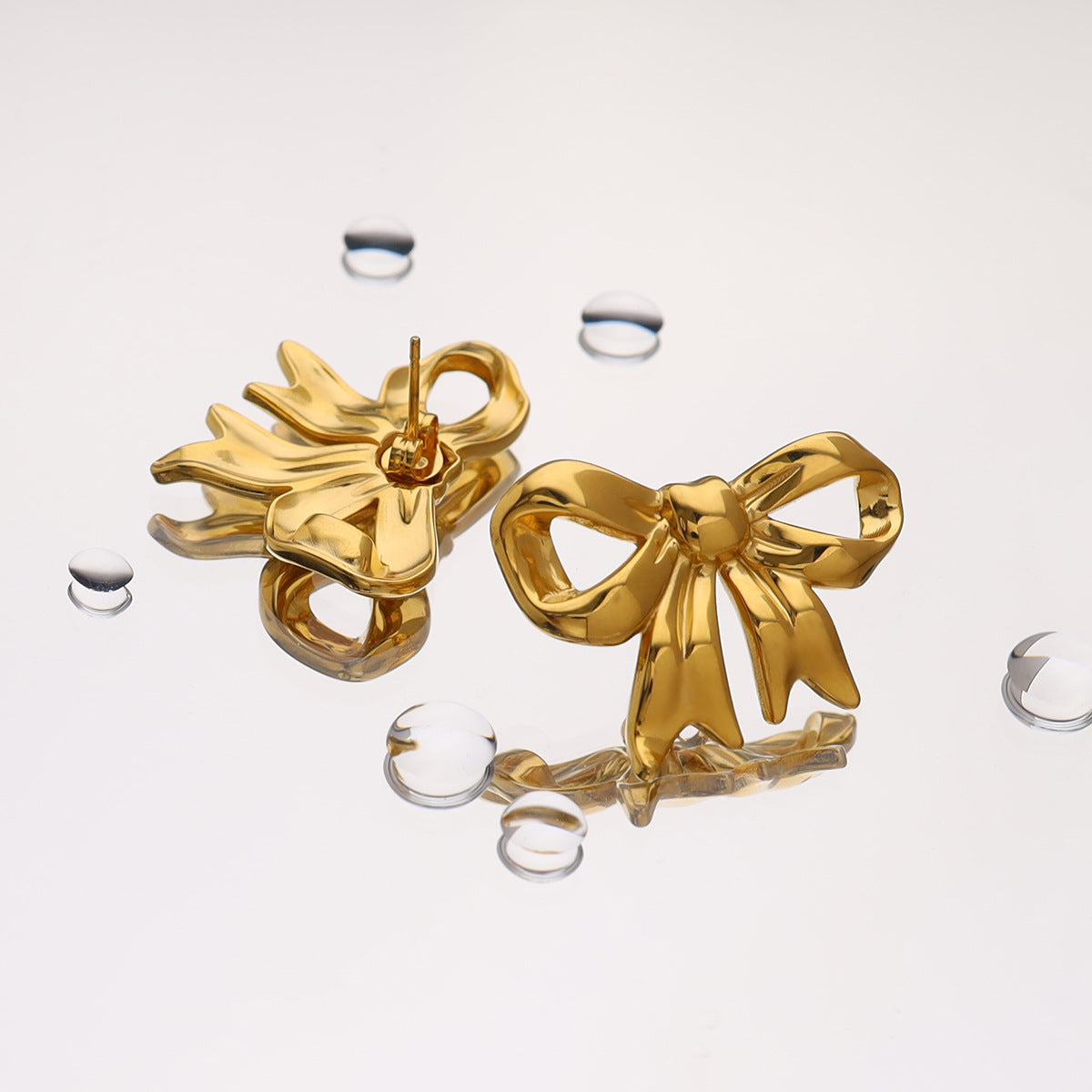 Just Lil Things Gold Pin Earrings JLT12651