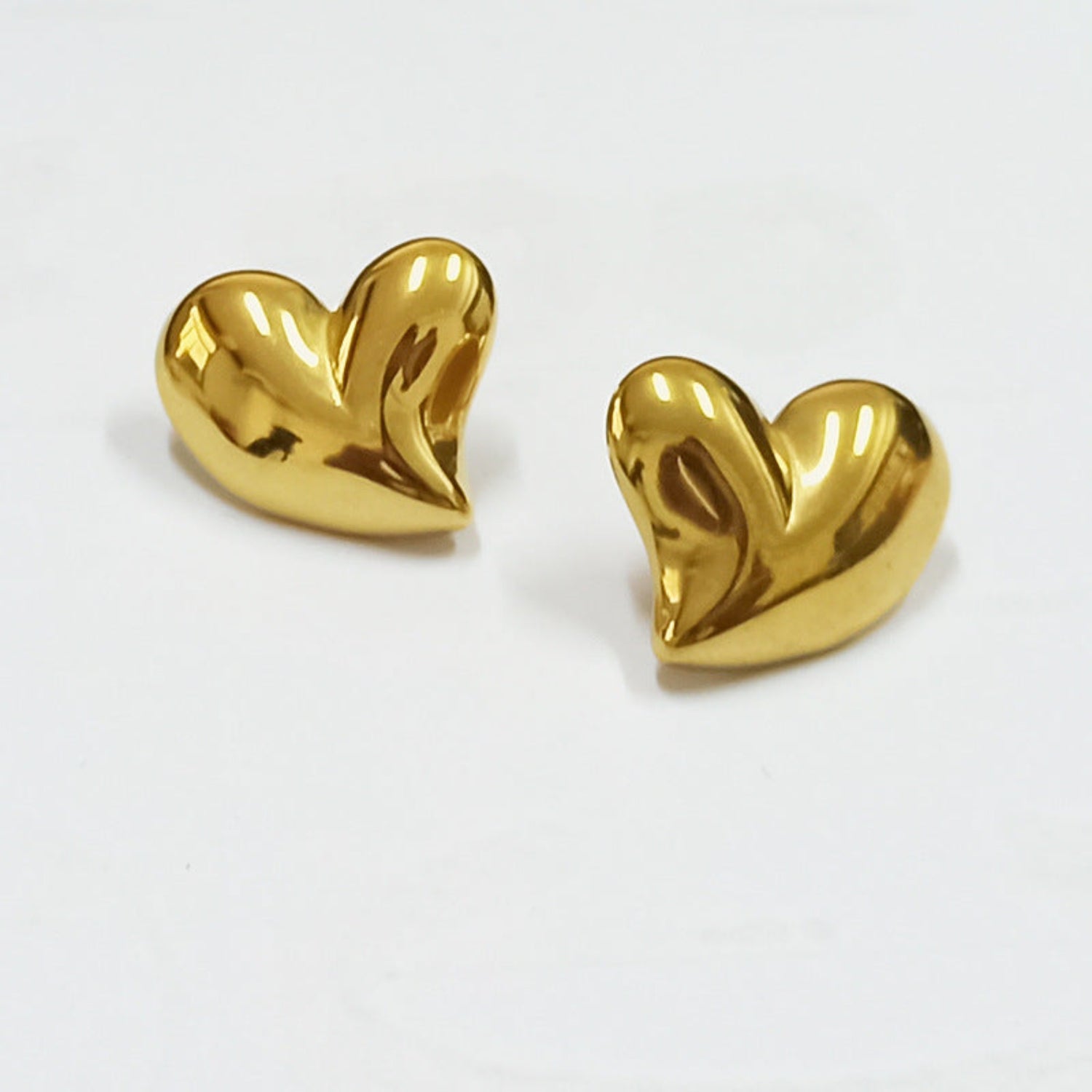 Just Lil Things Alloy Heart Pin Earrings JLT12670
