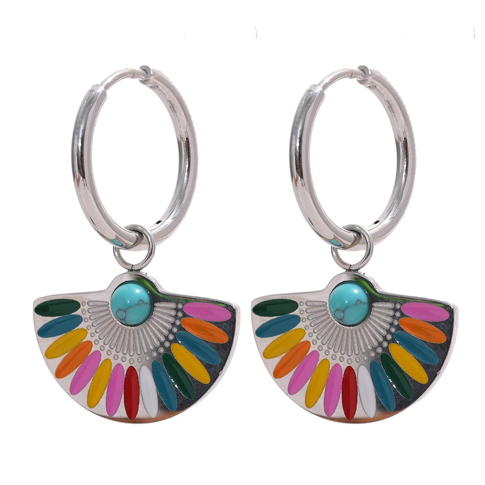 Just Lil Things Silver Drop Earrings JLT12675