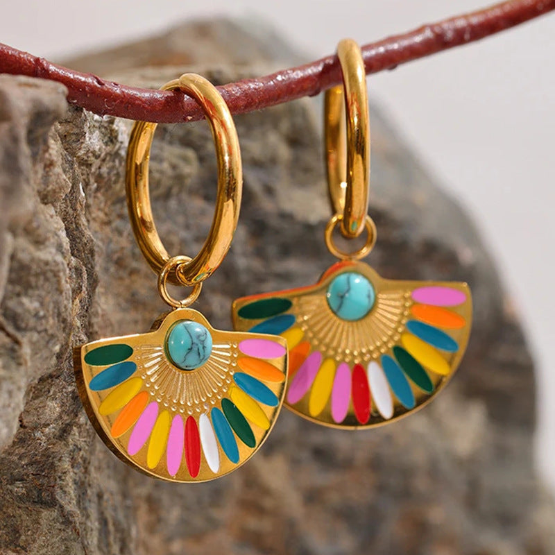 Just Lil Things Gold Drop Earrings JLT12676