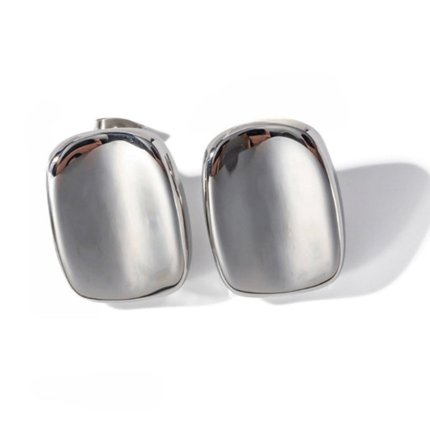 Chunky Sterling Silver Stud Earrings  JLT12740