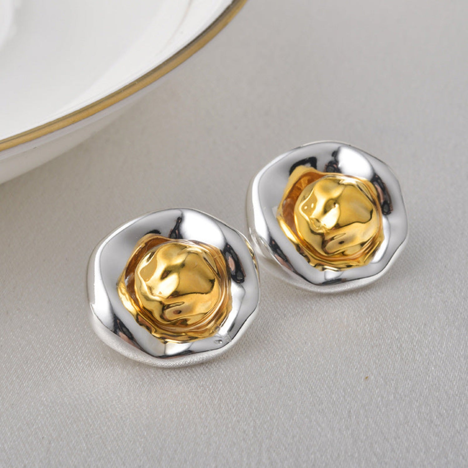 Ethereal Glow of the Molten Horizon Multicolor Pin Earrings JLT12882