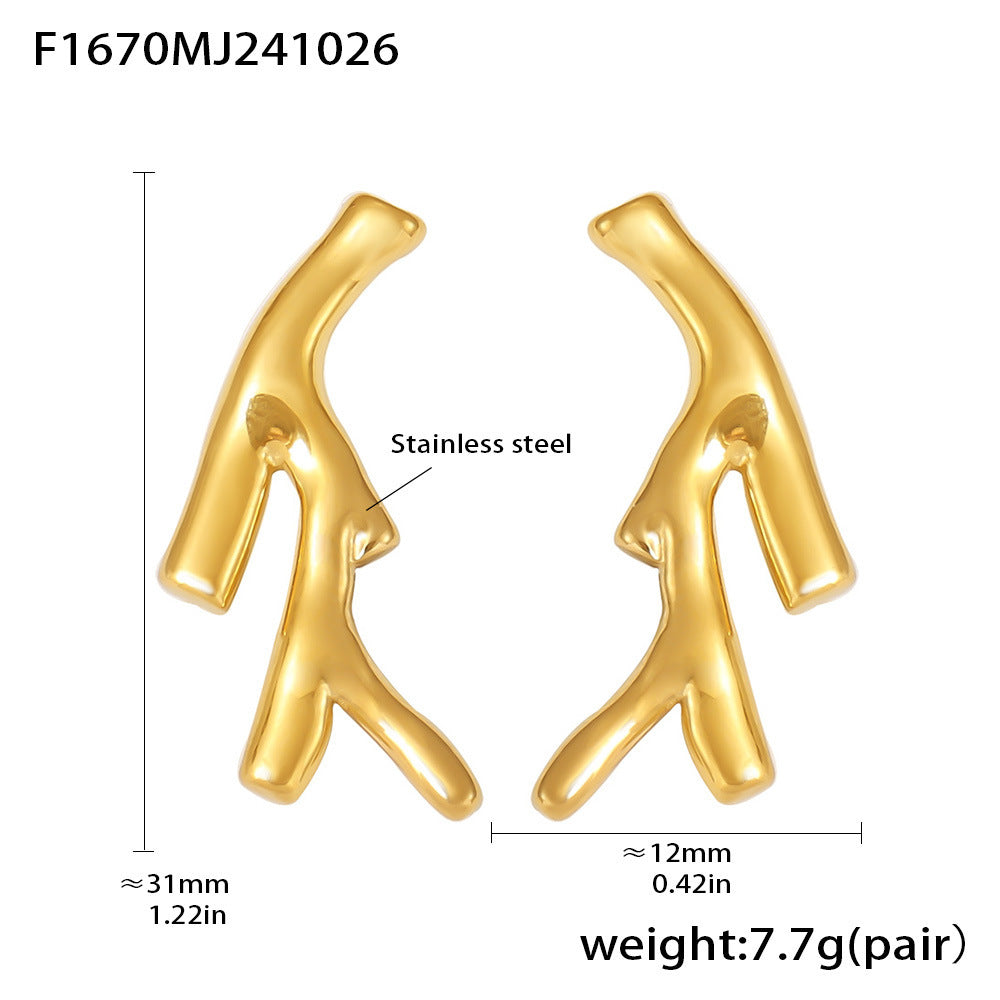 Coral Branch Stunning Stud Earring JLT12932