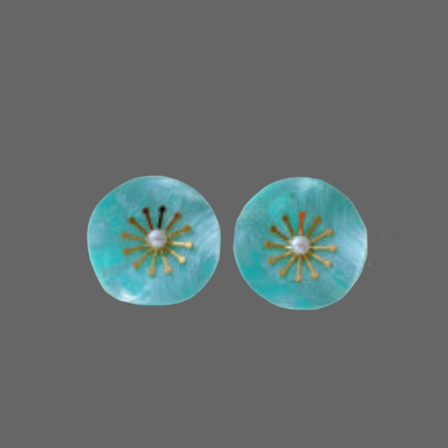 Delicate Bloom Earrings with Pearl and Gold Details JLT13054