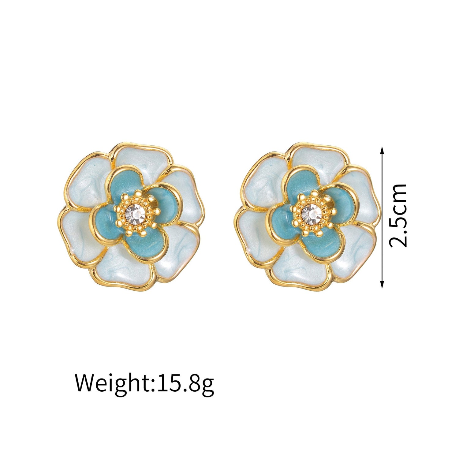 Dual Daisy Flora Earrings JLT13063